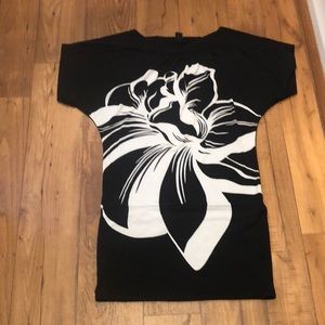 Mat jersey tunic